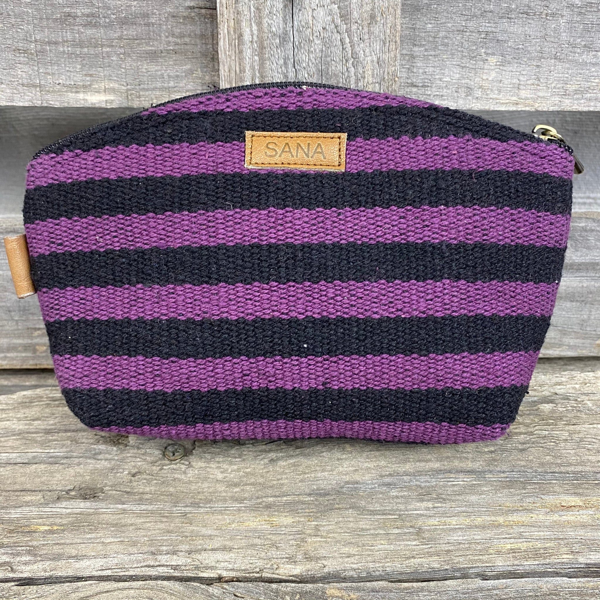 Fair Trade Anka Bag Purple Stripe