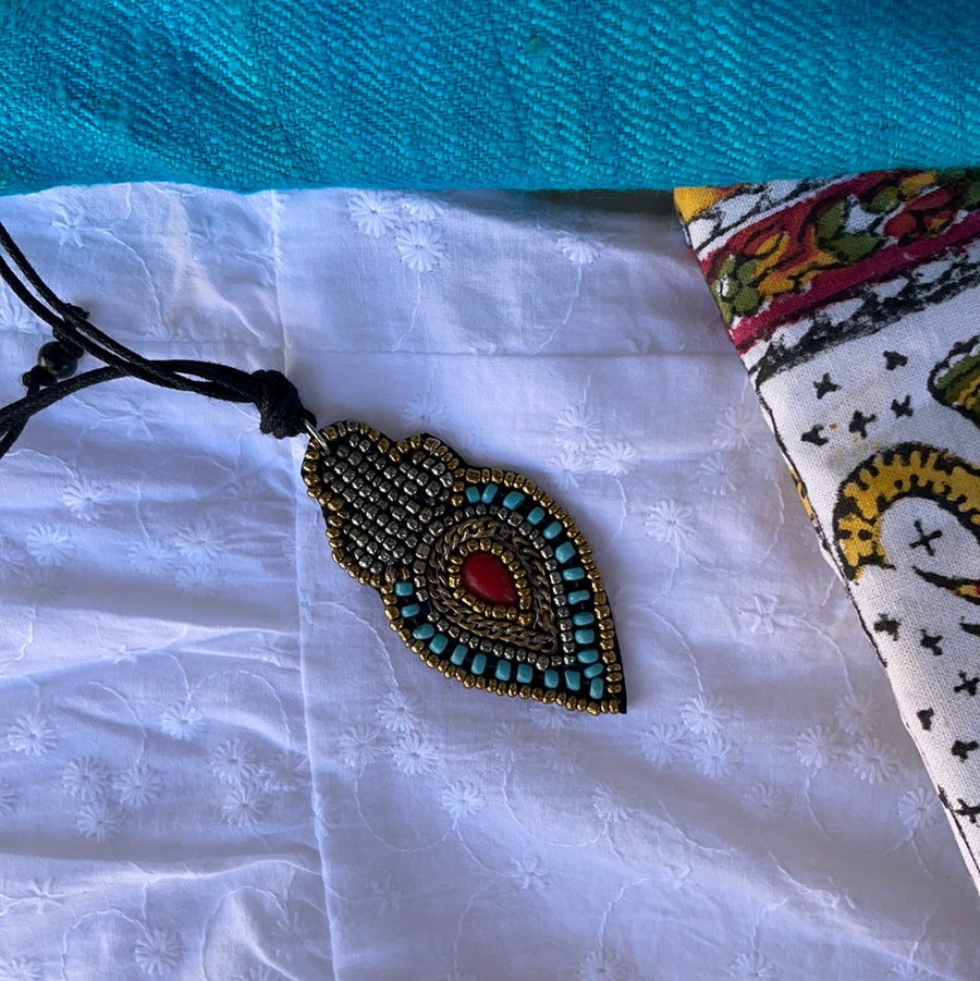 Fair Trade Boho Leaf Jewellery Set