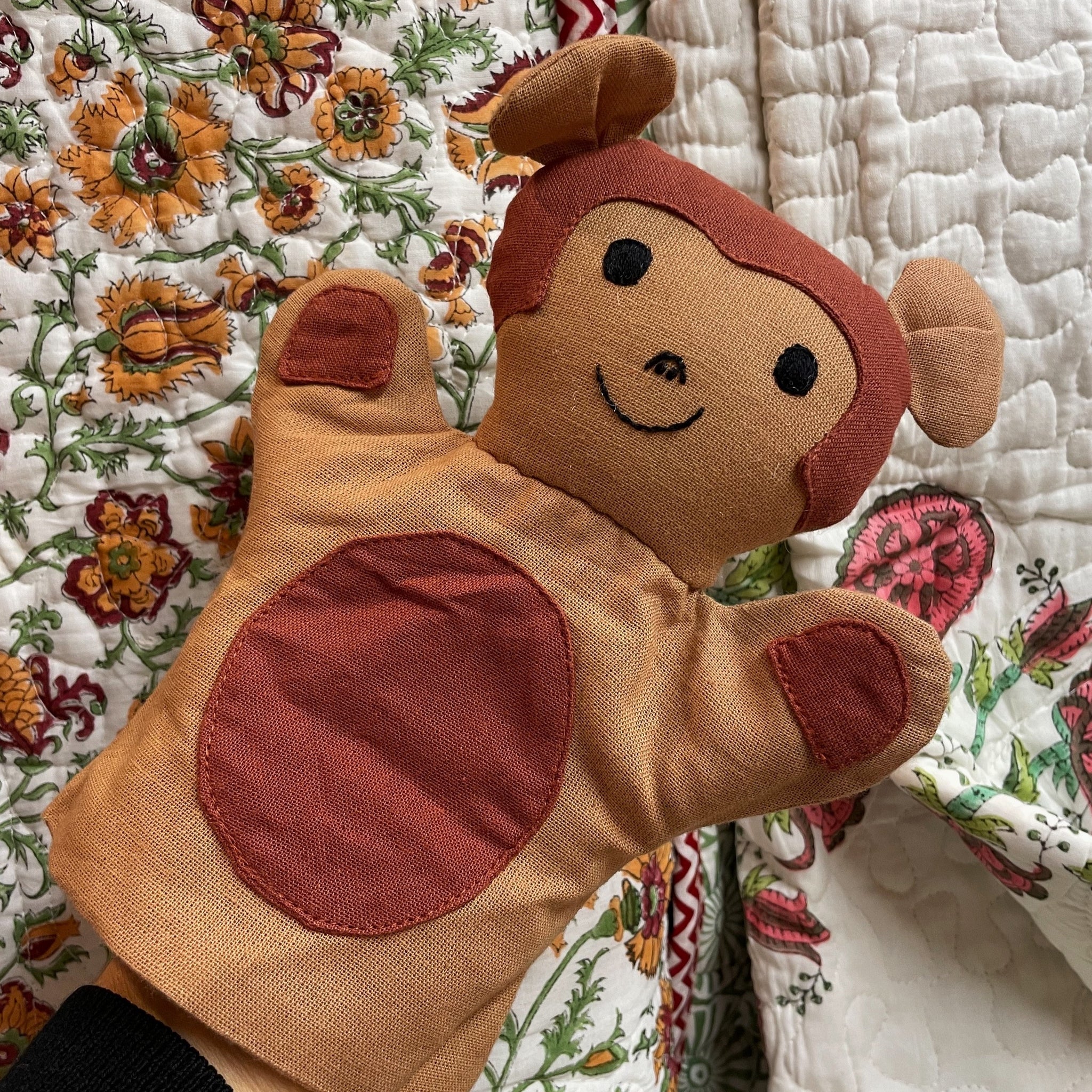 Fair Trade Baby Monkey Puppet