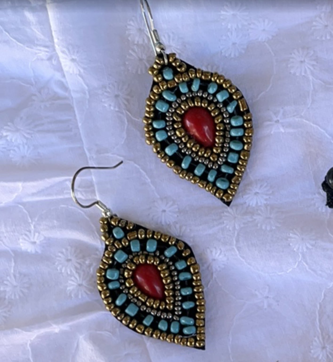 Fair Trade Boho Leaf Jewellery Set