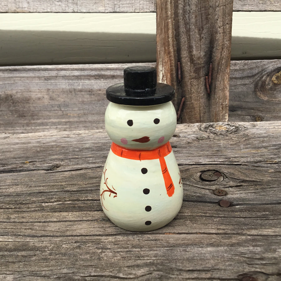 Fair Trade Ethical Christmas Decoration Large Wooden Snowman
