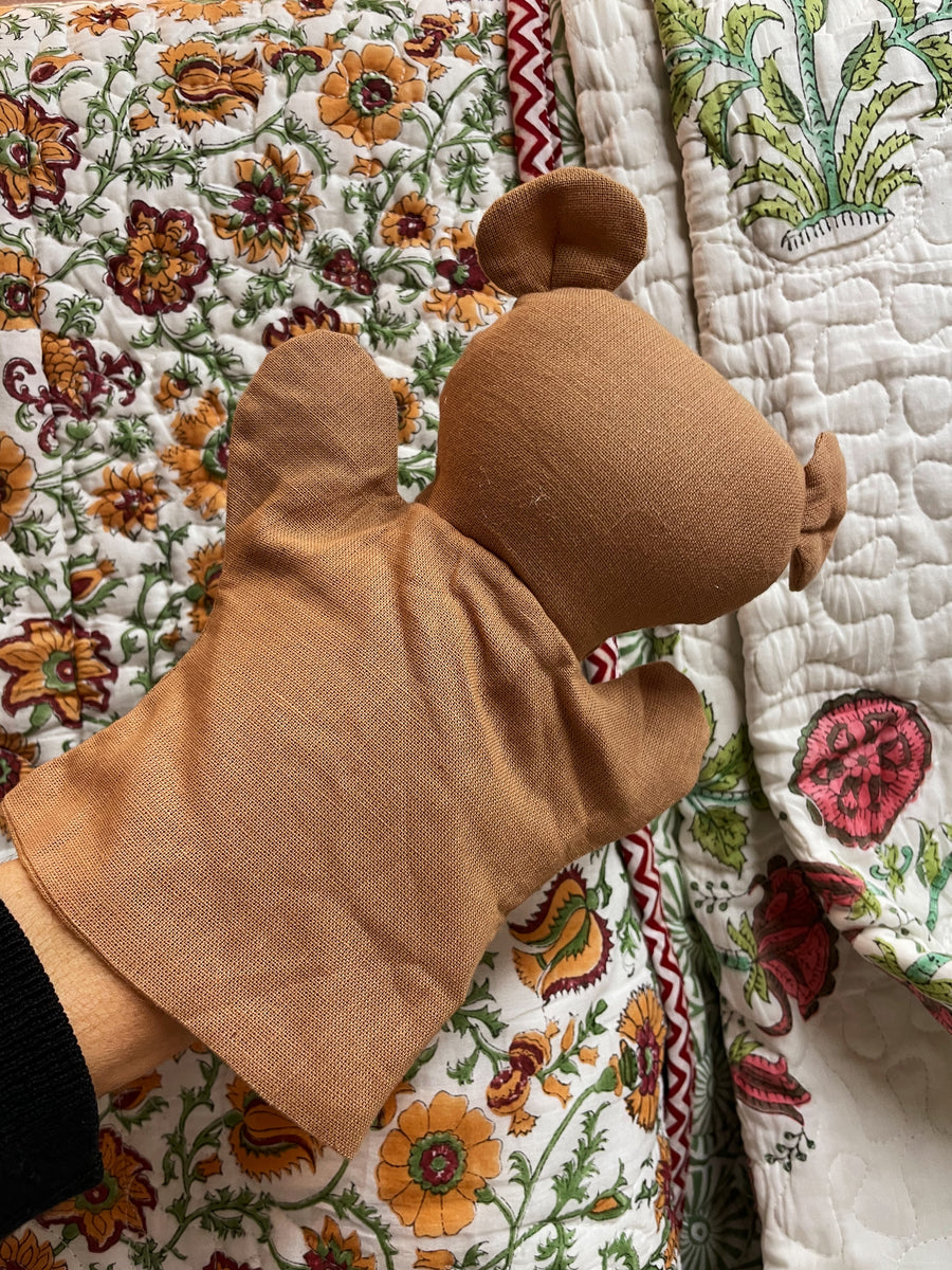 Fair Trade Baby Monkey Puppet